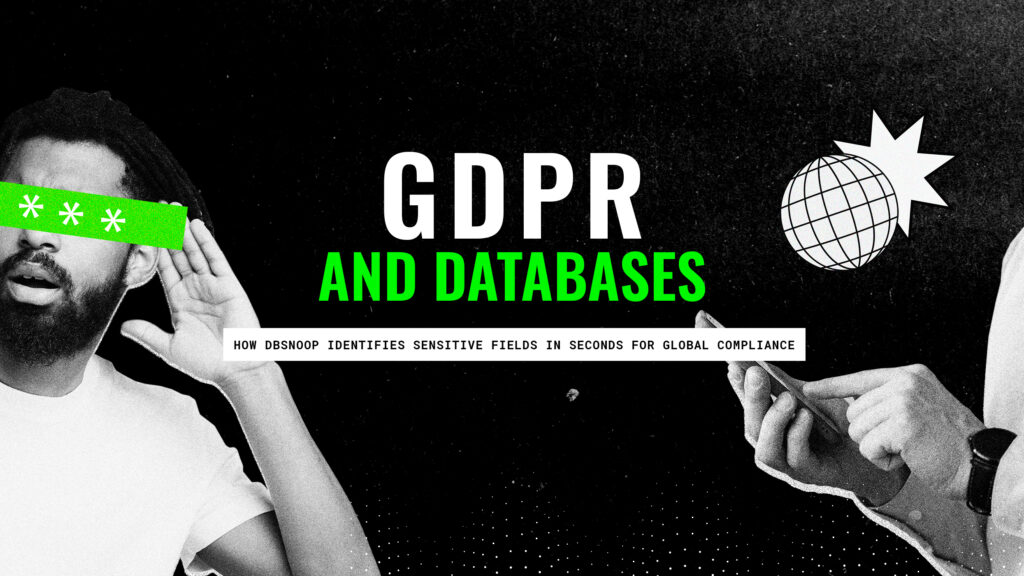 GDPR and Databases: How dbsnOOp Identifies Sensitive Fields in Seconds for Global Compliance